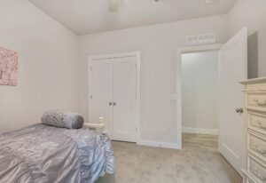 A White Painted Bedroom.