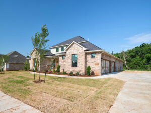 Elegant residential property with Chloe floor plan and driveway in the Oklahoma City metro area