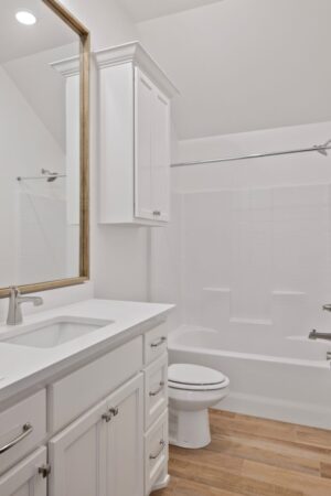 Washroom of a custom house built by Landmark Fine Homes in Yukon, Oklahoma