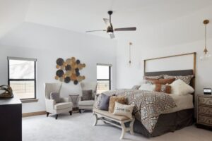 Bedroom remodeling done by Landmark Fine Homes in Oklahoma City