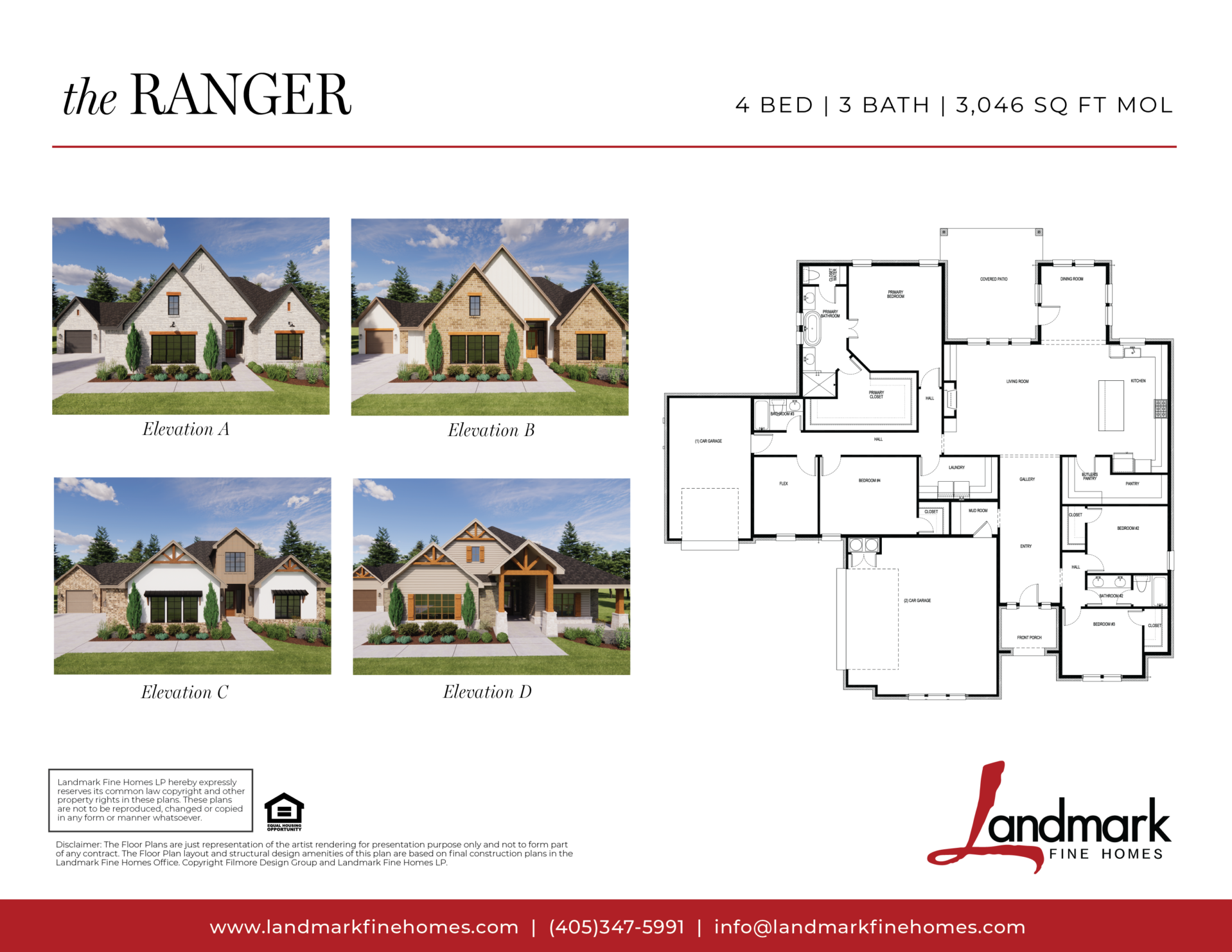 A Plan Ranger Ranger Plan - Landmark Fine Homes