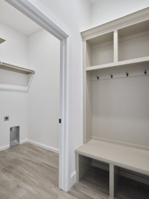Laundry room of a residential home at The Springs at Skyline Trails in Yukon, OK