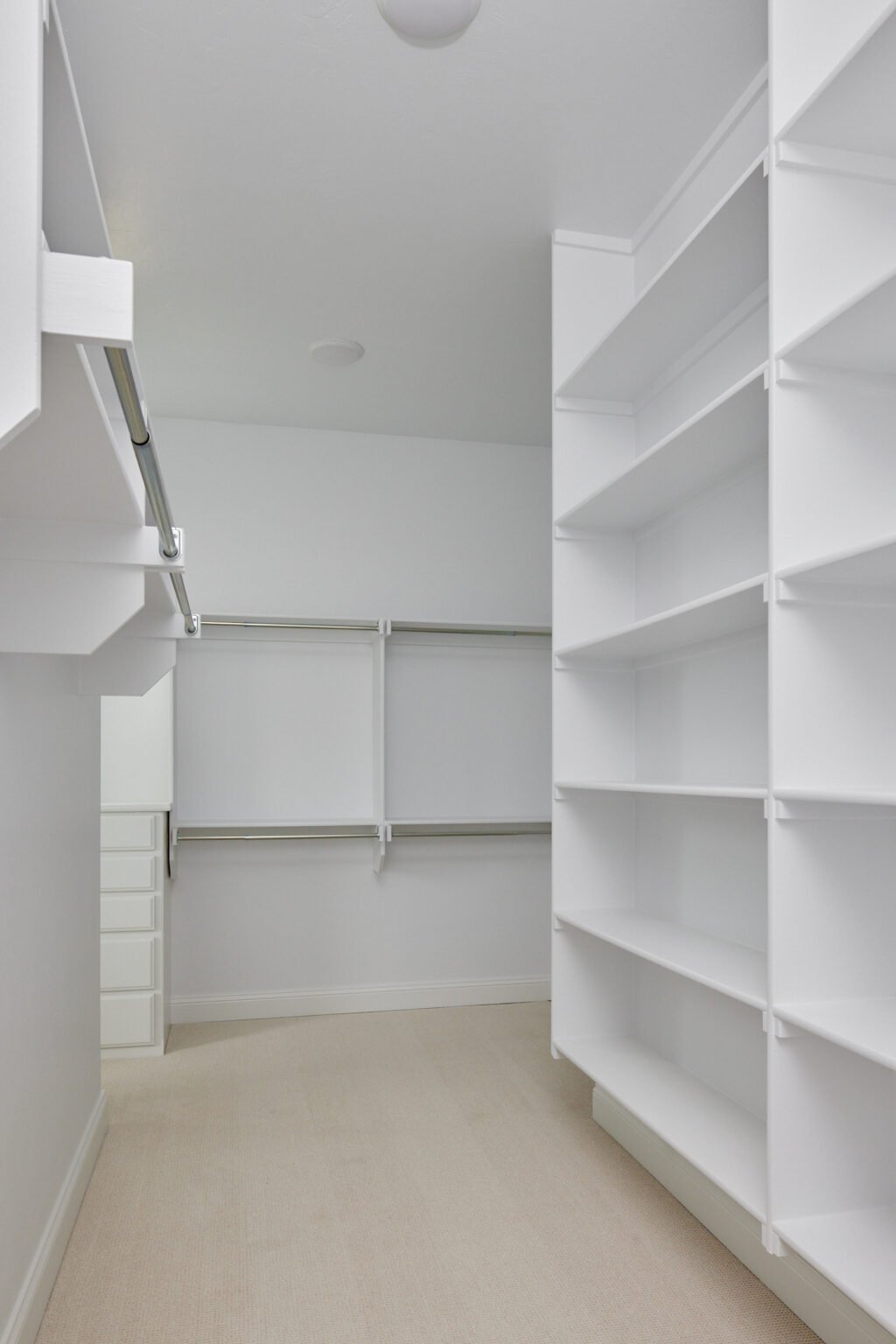 Storage room of a residential home built by Landmark Fine Homes in Oklahoma City