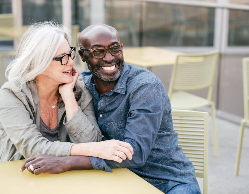 A couple is happy to buy a home after fifty-five years of age in the Oklahoma City metro area