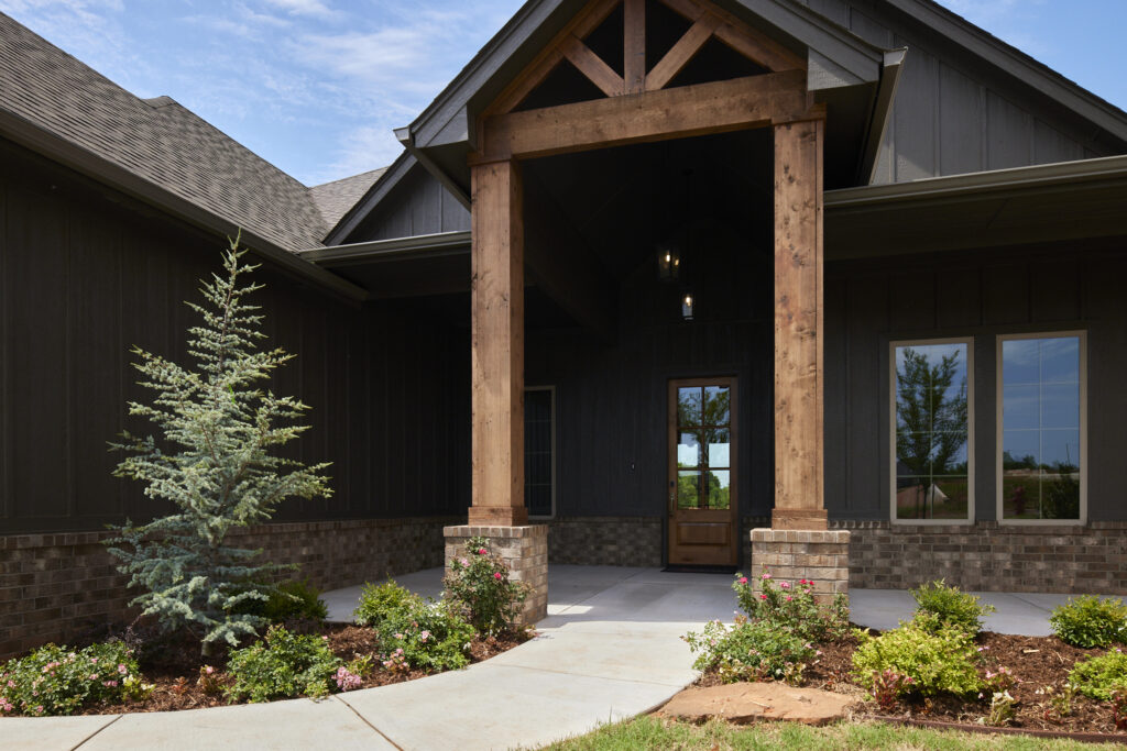 Custom build-on-your-lot home with a covered front porch